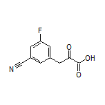 3-(3-Cyano-5-fluorophenyl)-2-oxopropanoic Acid