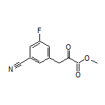 Methyl 3-(3-Cyano-5-fluorophenyl)-2-oxopropanoate