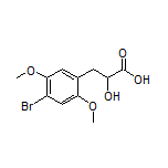 3-(4-Bromo-2,5-dimethoxyphenyl)-2-hydroxypropanoic Acid