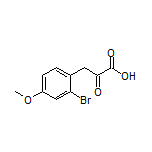 3-(2-Bromo-4-methoxyphenyl)-2-oxopropanoic Acid