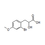 3-(2-Bromo-4-methoxyphenyl)-2-hydroxypropanoic Acid