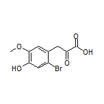 3-(2-Bromo-4-hydroxy-5-methoxyphenyl)-2-oxopropanoic Acid