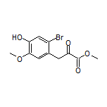 Methyl 3-(2-Bromo-4-hydroxy-5-methoxyphenyl)-2-oxopropanoate