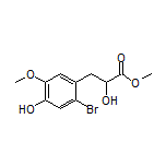 Methyl 3-(2-Bromo-4-hydroxy-5-methoxyphenyl)-2-hydroxypropanoate