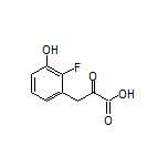 3-(2-Fluoro-3-hydroxyphenyl)-2-oxopropanoic Acid