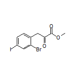 Methyl 3-(2-Bromo-4-iodophenyl)-2-oxopropanoate