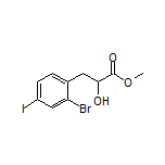 Methyl 3-(2-Bromo-4-iodophenyl)-2-hydroxypropanoate