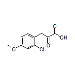 3-(2-Chloro-4-methoxyphenyl)-2-oxopropanoic Acid