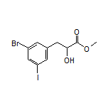 Methyl 3-(3-Bromo-5-iodophenyl)-2-hydroxypropanoate