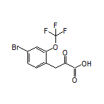 3-[4-Bromo-2-(trifluoromethoxy)phenyl]-2-oxopropanoic Acid