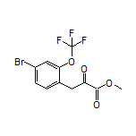 Methyl 3-[4-Bromo-2-(trifluoromethoxy)phenyl]-2-oxopropanoate