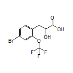 3-[4-Bromo-2-(trifluoromethoxy)phenyl]-2-hydroxypropanoic Acid