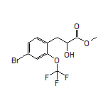 Methyl 3-[4-Bromo-2-(trifluoromethoxy)phenyl]-2-hydroxypropanoate