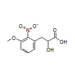 2-Hydroxy-3-(3-methoxy-2-nitrophenyl)propanoic Acid