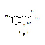 3-[5-Bromo-2-(trifluoromethoxy)phenyl]-2-hydroxypropanoic Acid