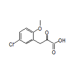 3-(5-Chloro-2-methoxyphenyl)-2-oxopropanoic Acid