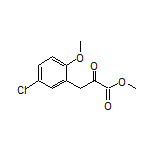 Methyl 3-(5-Chloro-2-methoxyphenyl)-2-oxopropanoate