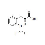 3-[2-(Difluoromethoxy)phenyl]-2-oxopropanoic Acid