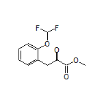 Methyl 3-[2-(Difluoromethoxy)phenyl]-2-oxopropanoate