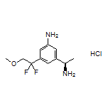 (R)-3-(1-Aminoethyl)-5-(1,1-difluoro-2-methoxyethyl)aniline Hydrochloride