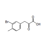 3-(3-Bromo-4-methylphenyl)-2-oxopropanoic Acid