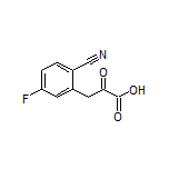 3-(2-Cyano-5-fluorophenyl)-2-oxopropanoic Acid