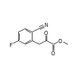 Methyl 3-(2-Cyano-5-fluorophenyl)-2-oxopropanoate