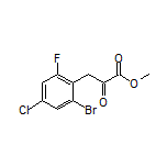 Methyl 3-(2-Bromo-4-chloro-6-fluorophenyl)-2-oxopropanoate