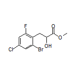 Methyl 3-(2-Bromo-4-chloro-6-fluorophenyl)-2-hydroxypropanoate