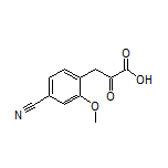 3-(4-Cyano-2-methoxyphenyl)-2-oxopropanoic Acid