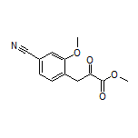 Methyl 3-(4-Cyano-2-methoxyphenyl)-2-oxopropanoate