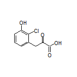 3-(2-Chloro-3-hydroxyphenyl)-2-oxopropanoic Acid