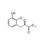 Methyl 3-(2-Chloro-3-hydroxyphenyl)-2-oxopropanoate