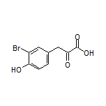 3-(3-Bromo-4-hydroxyphenyl)-2-oxopropanoic Acid