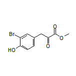 Methyl 3-(3-Bromo-4-hydroxyphenyl)-2-oxopropanoate