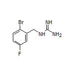 1-(2-Bromo-5-fluorobenzyl)guanidine