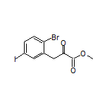 Methyl 3-(2-Bromo-5-iodophenyl)-2-oxopropanoate