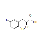 3-(2-Bromo-5-iodophenyl)-2-hydroxypropanoic Acid