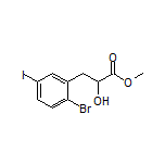 Methyl 3-(2-Bromo-5-iodophenyl)-2-hydroxypropanoate