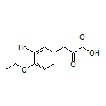 3-(3-Bromo-4-ethoxyphenyl)-2-oxopropanoic Acid