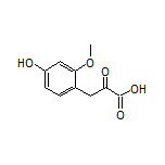 3-(4-Hydroxy-2-methoxyphenyl)-2-oxopropanoic Acid