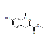 Methyl 3-(4-Hydroxy-2-methoxyphenyl)-2-oxopropanoate