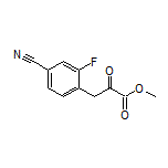 Methyl 3-(4-Cyano-2-fluorophenyl)-2-oxopropanoate