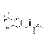 Methyl 3-[3-Bromo-4-(trifluoromethyl)phenyl]-2-oxopropanoate