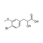 3-(4-Bromo-3-methoxyphenyl)-2-hydroxypropanoic Acid