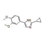 2-Cyclopropyl-5-(3,4-dimethoxyphenyl)-1H-imidazole