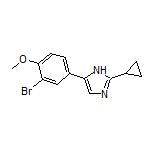 5-(3-Bromo-4-methoxyphenyl)-2-cyclopropyl-1H-imidazole