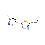 4-(2-Cyclopropyl-5-imidazolyl)-1-methyl-1H-pyrazole