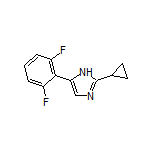 2-Cyclopropyl-5-(2,6-difluorophenyl)-1H-imidazole