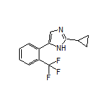 2-Cyclopropyl-5-[2-(trifluoromethyl)phenyl]-1H-imidazole